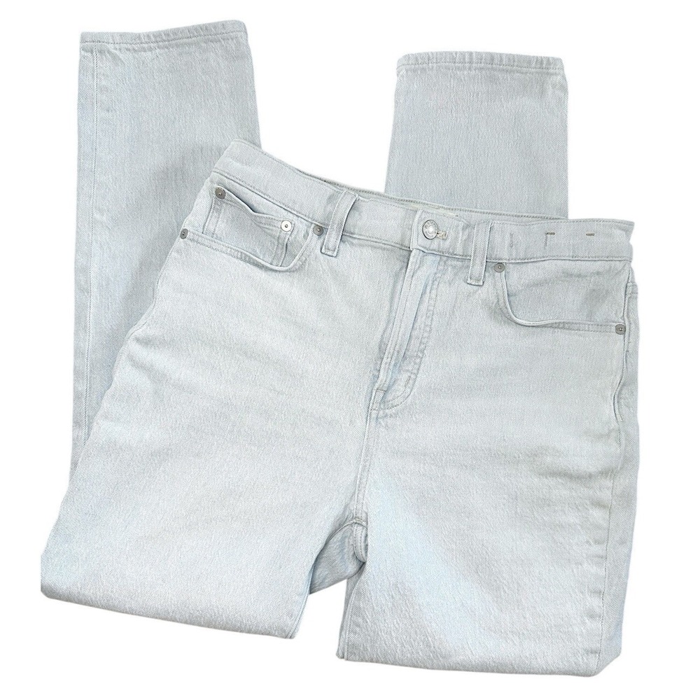 Madewell Perfect Vintage Jean 29 High Rise Light Wash Cigarette Slim Straight